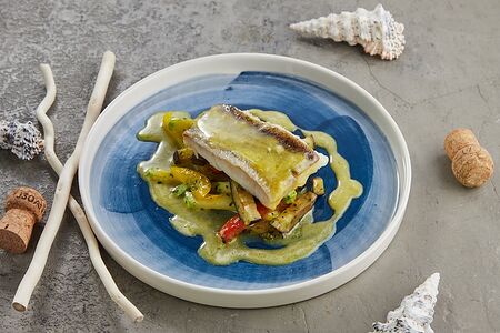 Треска с рататуем