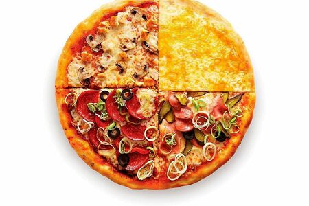 Пицца Времена года четыре в одном