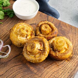 Грибы на мангале