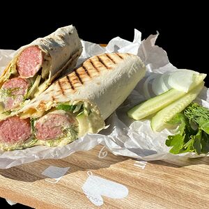 Шаурма с колбасками