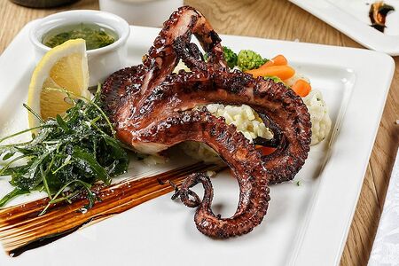 Осьминог на гриле