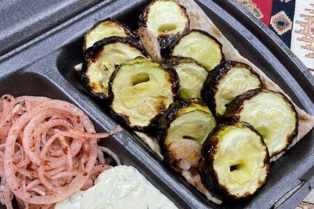 Кабачки на углях