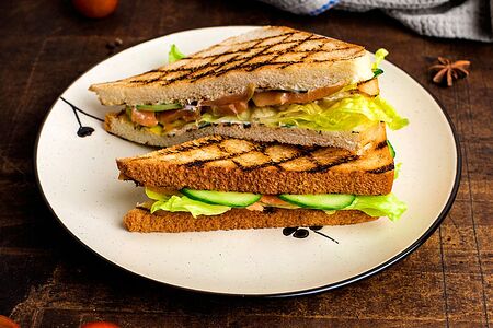 Сэндвич с лососем