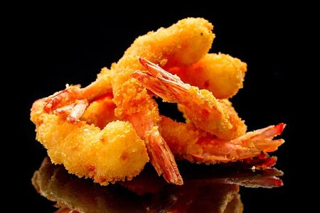 Креветка в сухарях