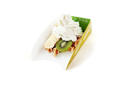 Мини Бельгийская вафля Киви-Банан