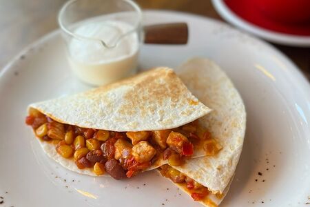 Кесадилья с курицей