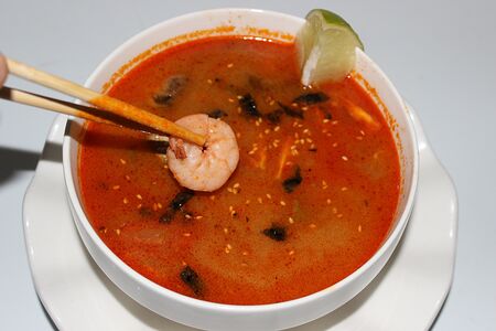 Том ям тайский суп с креветками