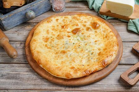 Хачапури с сыром и зеленью