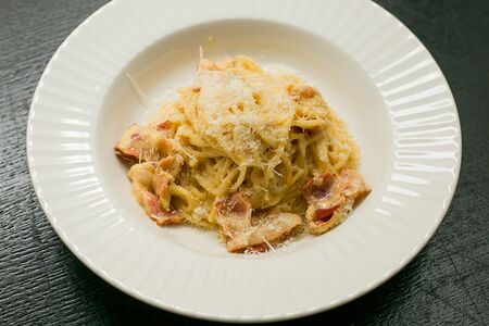 Карбонара с беконом