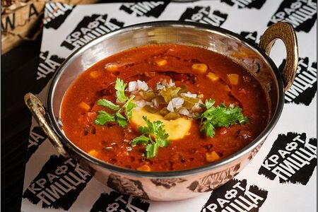 Суп чили корн с сыром чеддер