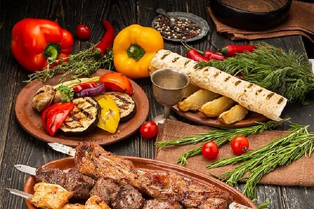 Овощи на мангале