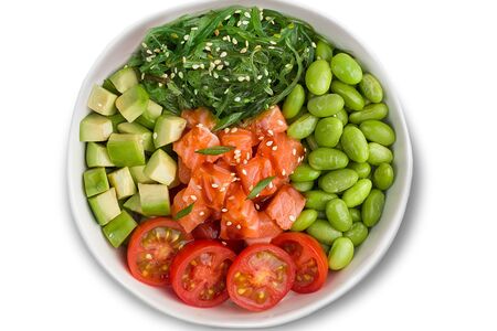 Поке с лососем