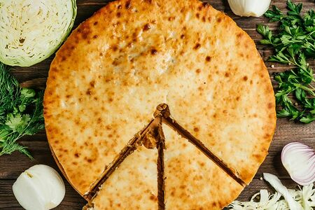 Осетинский пирог с капустой Кабускаджын