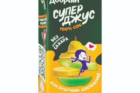 Сок Добрый Active kid яблоко-груша