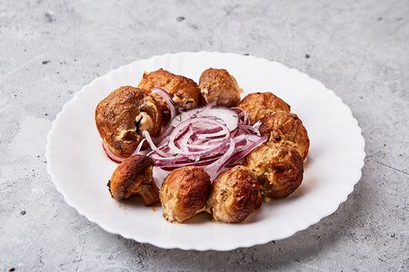 Грибной шашлык