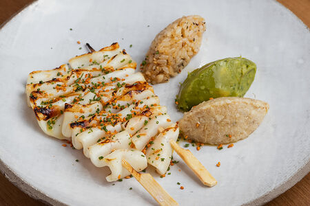 Командорский кальмар с артишоками