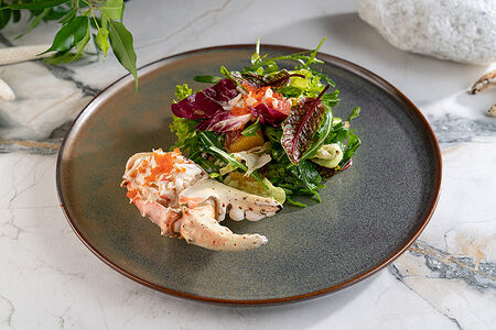 С камчатским крабом и грейпфрутом