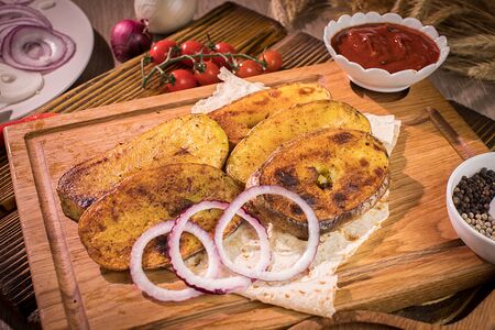 Картофель на углях