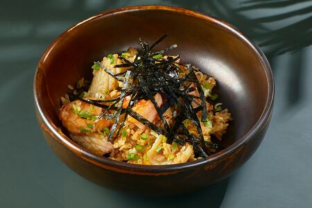 Жареный рис с морепродуктами