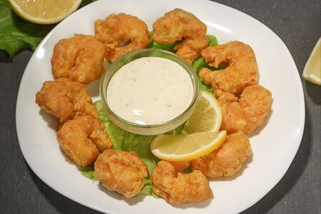 Королевские креветки в тесте