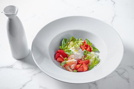 Гаспачо с крабом