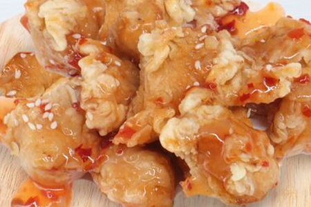 Байтсы в кисло-сладком соусе