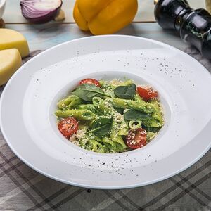 Пенне со шпинатом