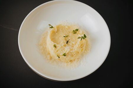 Картофельное пюре с пармезаном