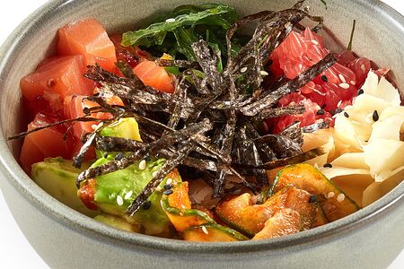 Поке с лососем