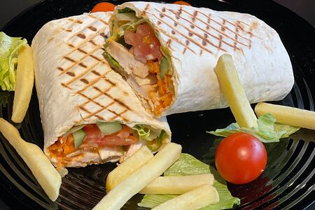 Шаурма с картофелем фри