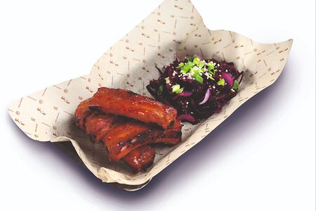 Рёбрышки BBQ с Коул Слоу