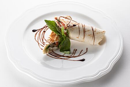 Итальянский ролл с курицей