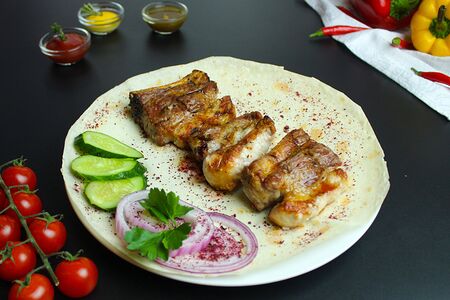 Шашлык из свиных рёбер