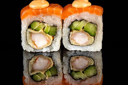 Ролл Сяке темпура