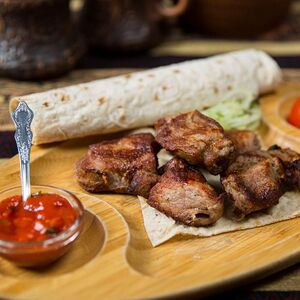 Шашлык из ребра баранины