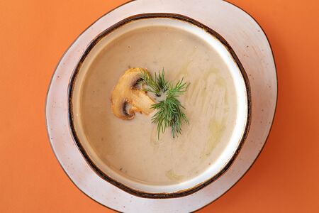 Крем-суп грибной