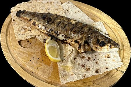 Сибас на вертеле