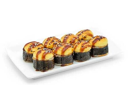 Запеченный ролл острый лосось New