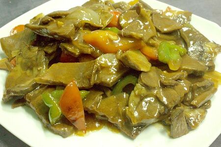 Язык свиной в соевом соусе №215/2