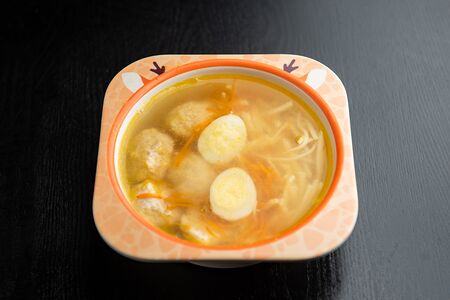 Суп-лапша Куриная с фрикадельками
