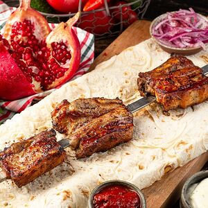 Шашлык из свиных рёбер