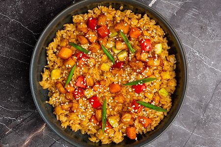 Рис с курицей