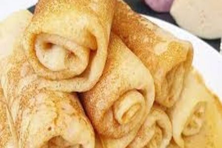 Блинчики с ветчиной и сыром