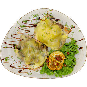 Իշխան պանրով և սնկով