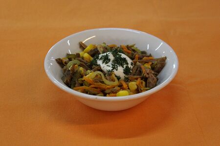 Салат Купеческий с говядиной