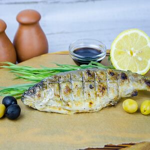 Радужная форель на мангале