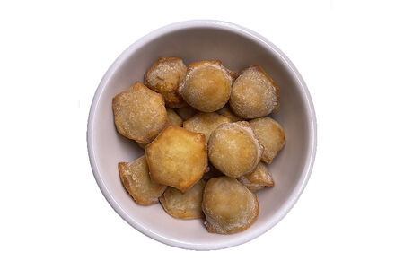 Жареные пельмени