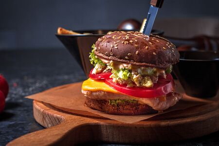 Бургер с курицей