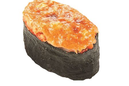 Запеченные суши с крабом