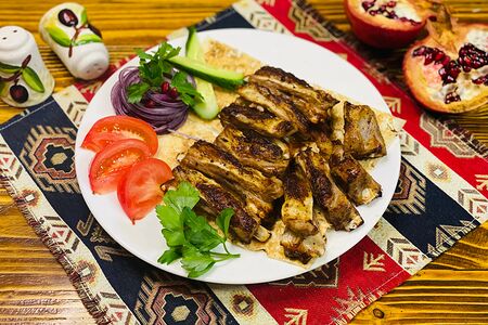 Шашлык из бараньих ребрышек